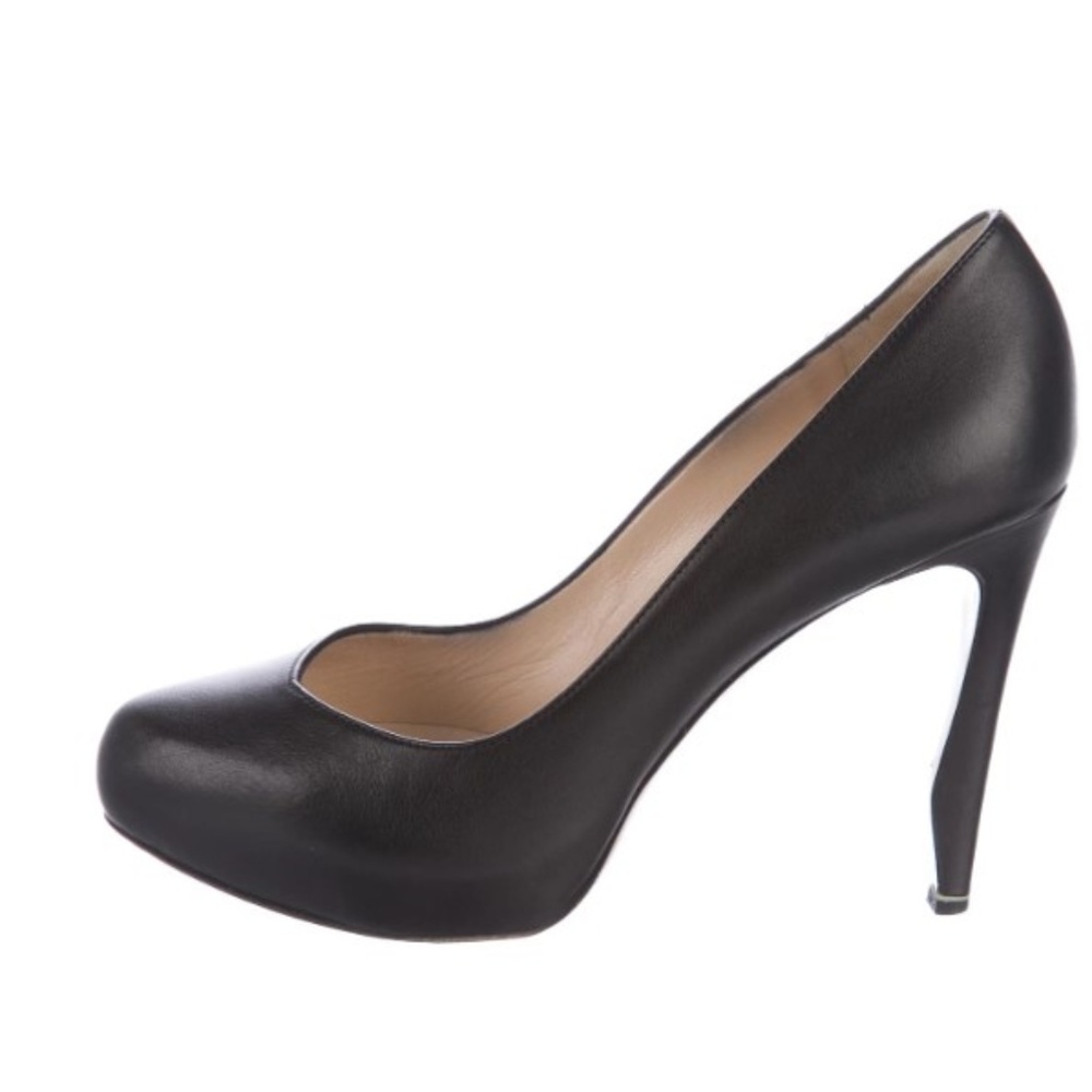 NICHOLAS KIRKWOOD Leather Platform Pumps Size: 8.5